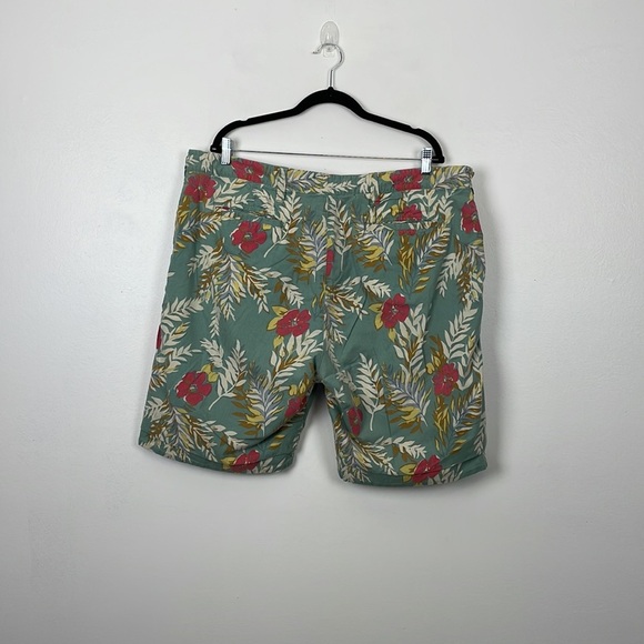 Tailor Vintage shorts mens 40 reversible stripes and floral 4 pocket multicolor - Picture 9 of 12